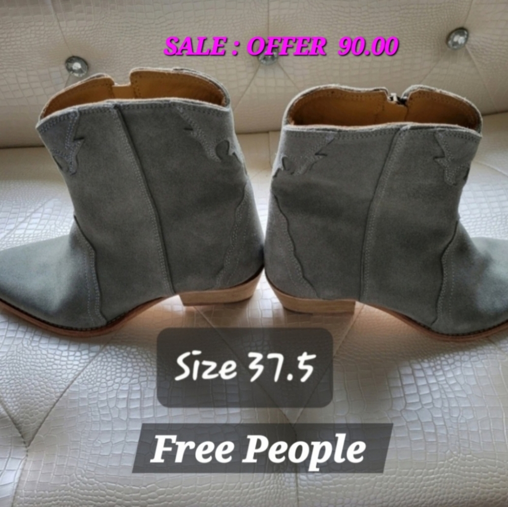 Free People Frontier western boots size 37.5 NWT